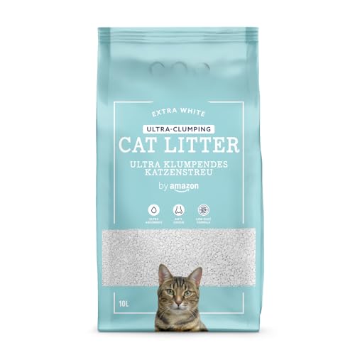 by Amazon Ultra lettiera gatto agglomerante bianca 10 L