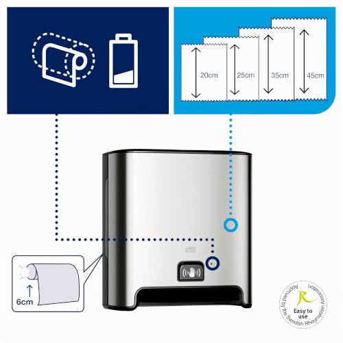 Tork Matic 460001 Dispenser Asciugamani H1 Acciaio Sensor