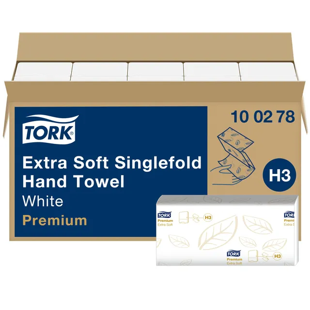 Tork 100278 Asciugamani Piegati V 23x23 15x200 2 veli