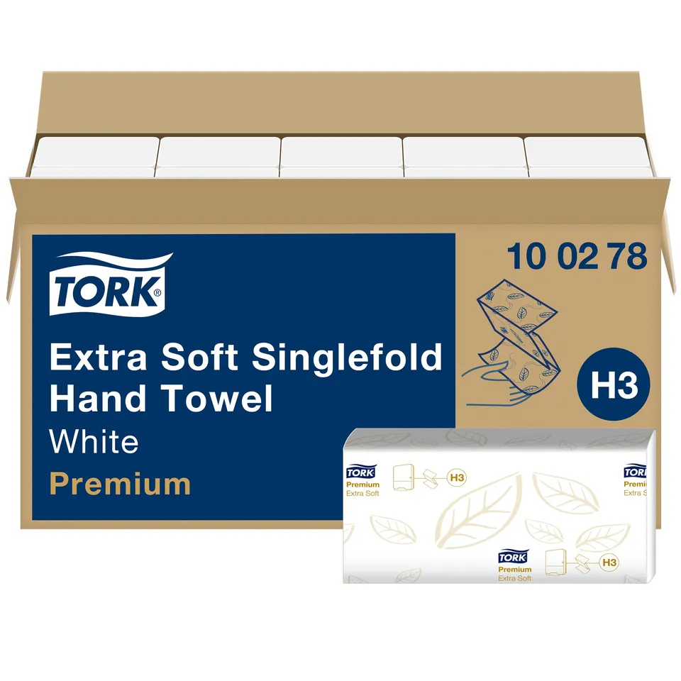 Tork 100278 Asciugamani Piegati V 23x23 15x200 2 veli