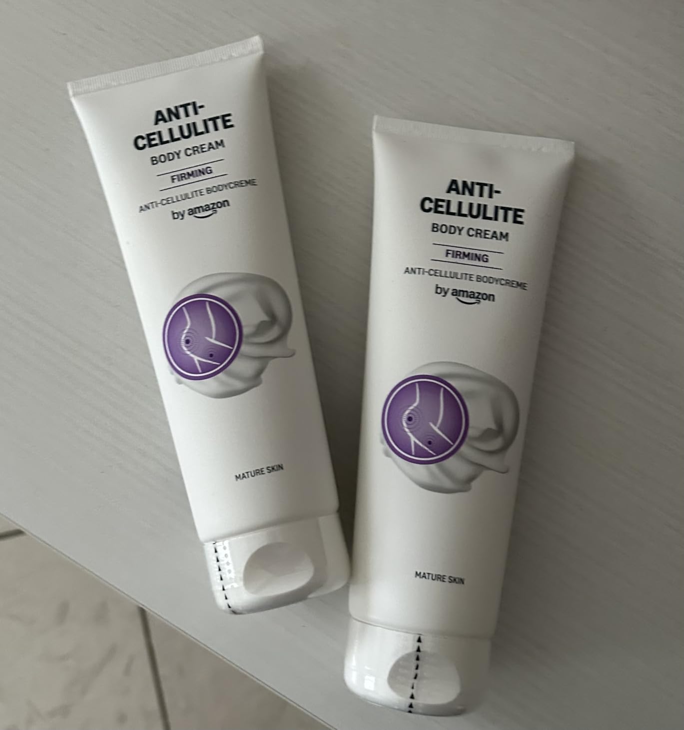 by Amazon crema corpo anticellulite 2x250 ml pelle matura