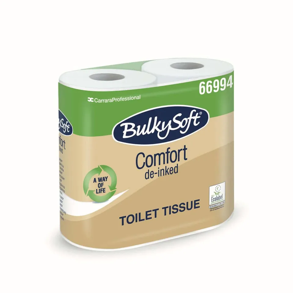 Bulkysoft Comfort carta igienica 4 rotoli 500 strappi