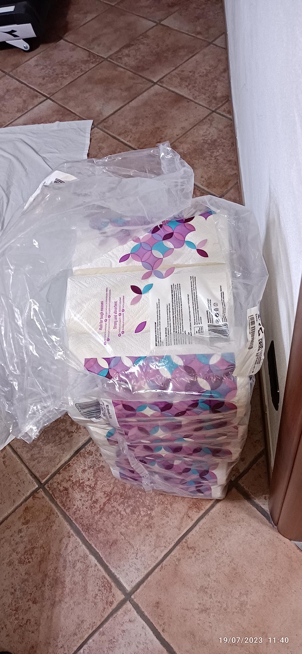 Presto Asciugatutto Jumbo carta cucina 18 rotoli 3 veli