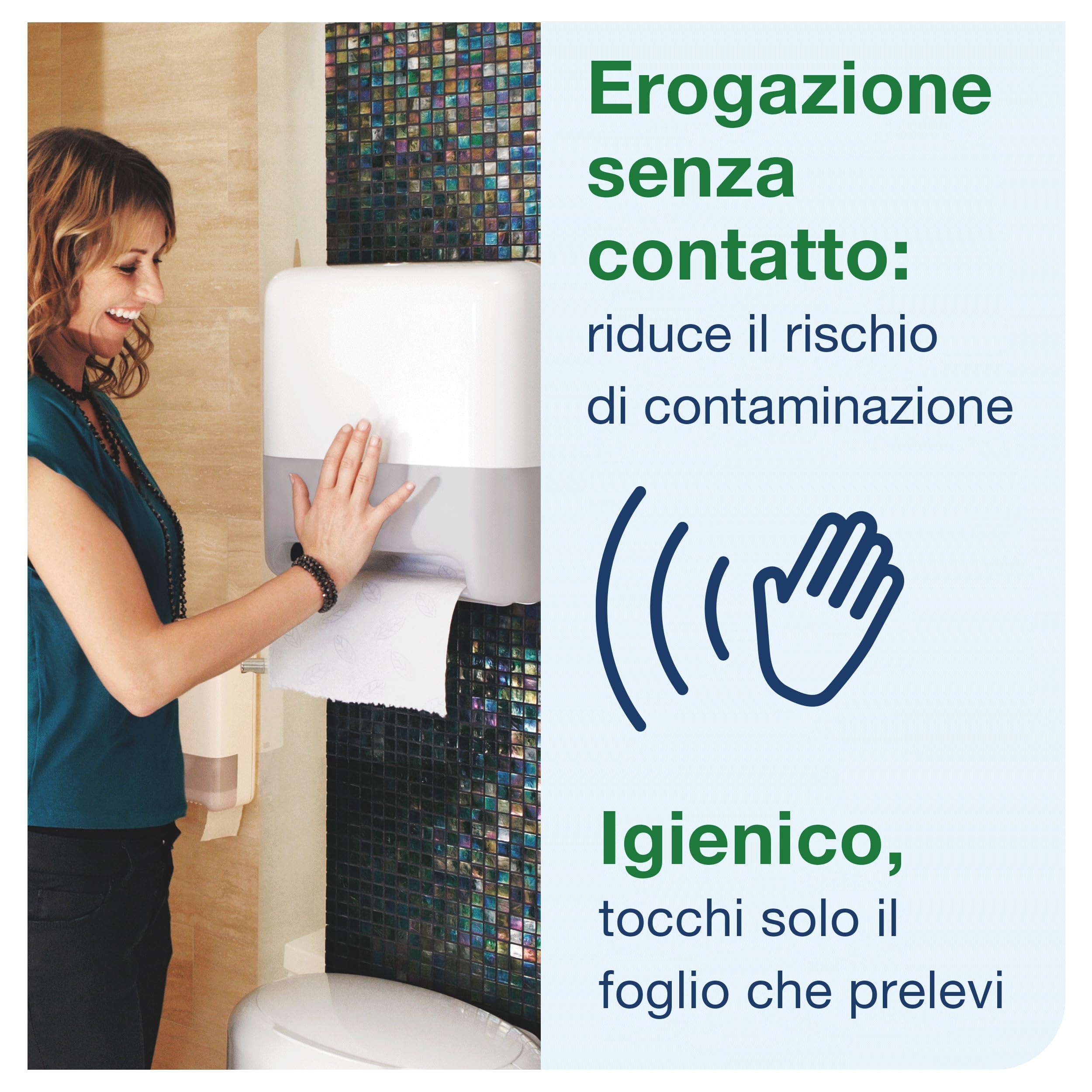 Tork Matic Elevation 551100 dispenser asciugamani H1 bianco