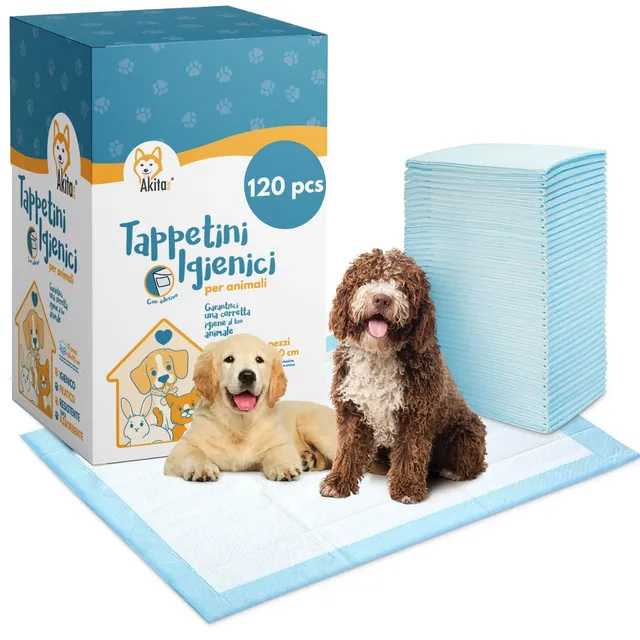 Akitaink Traverse Animali Super Assorbenti 60x60 cm 120 pz