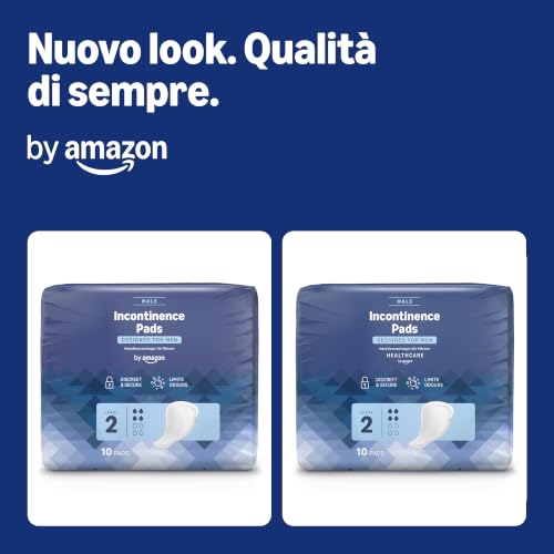 by Amazon assorbenti uomo assorbenza media 60 pezzi bianchi
