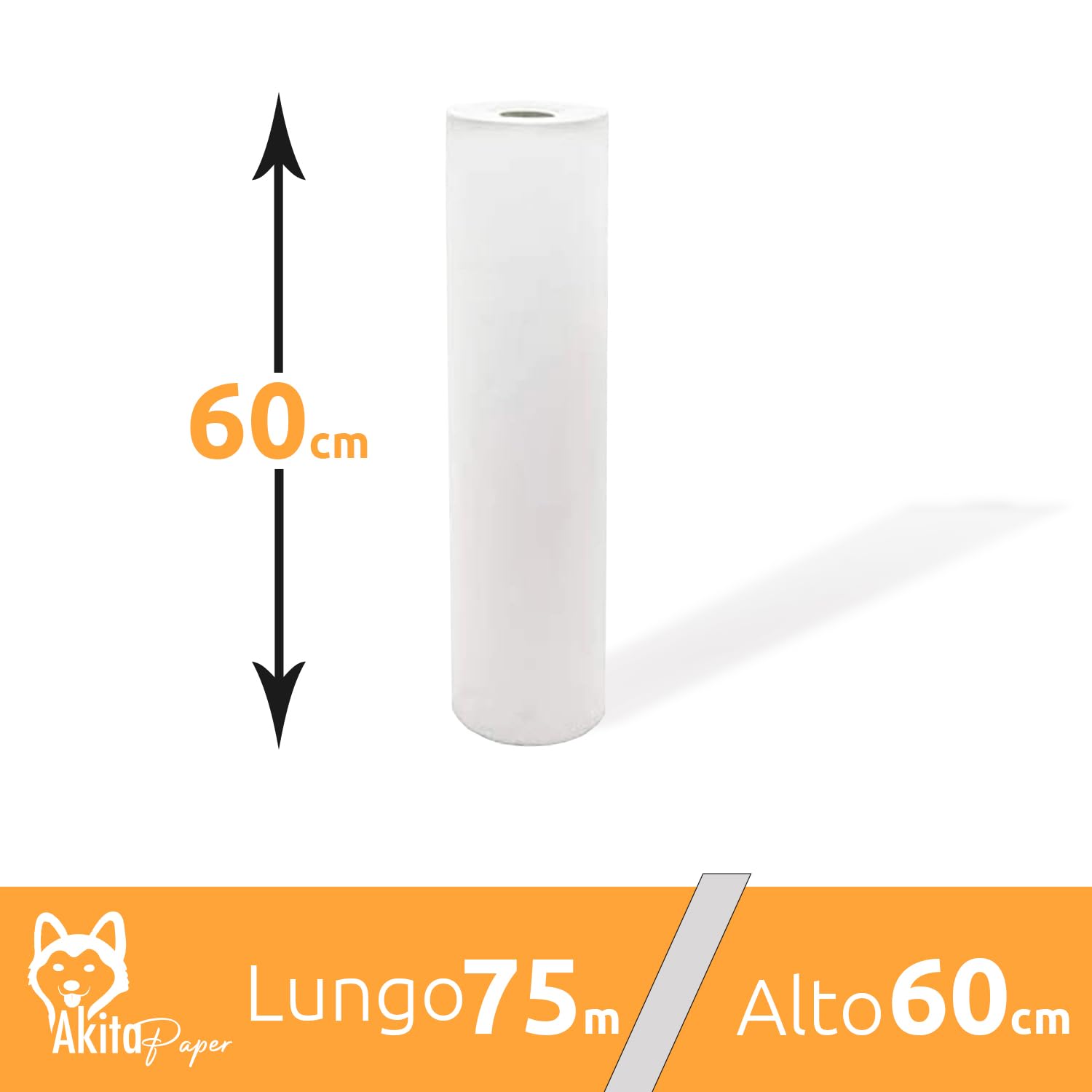 Akitaink carta lettino 2 veli 6 rotoli pura cellulosa