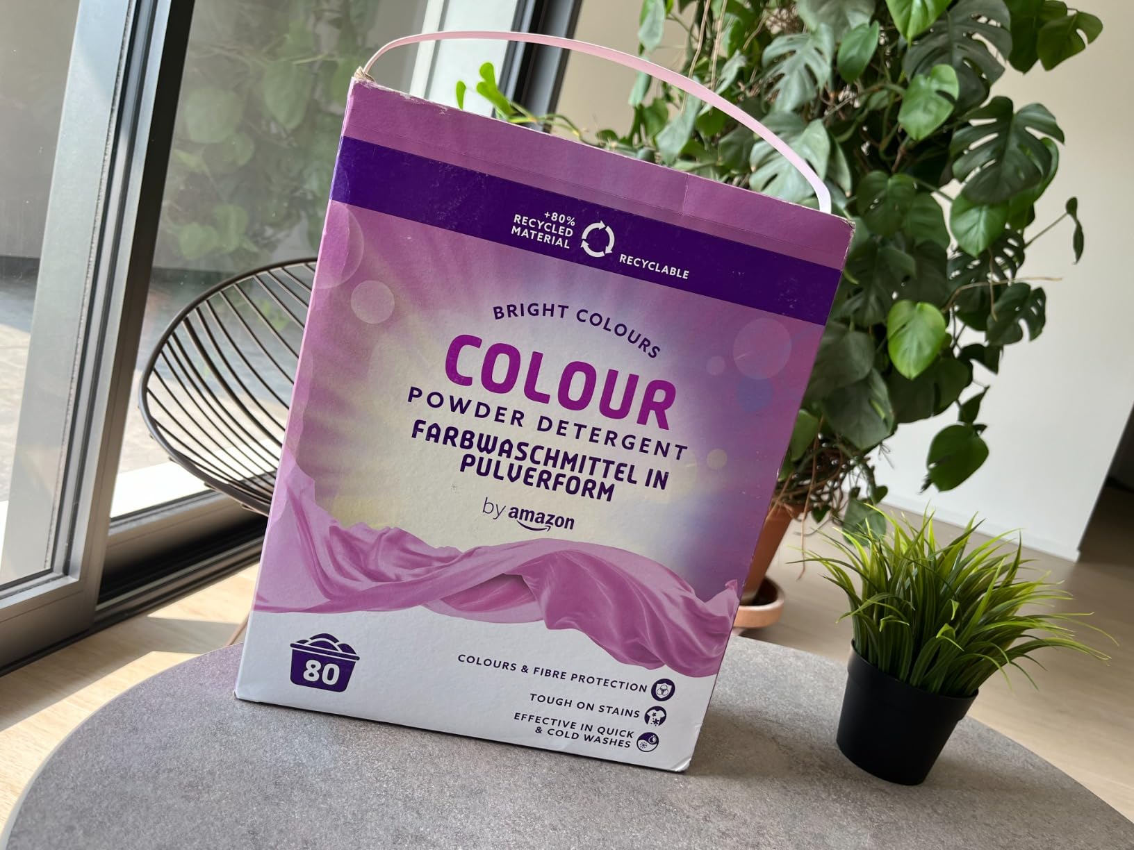 by Amazon detersivo polvere colorati 4,8 kg 80 lavaggi