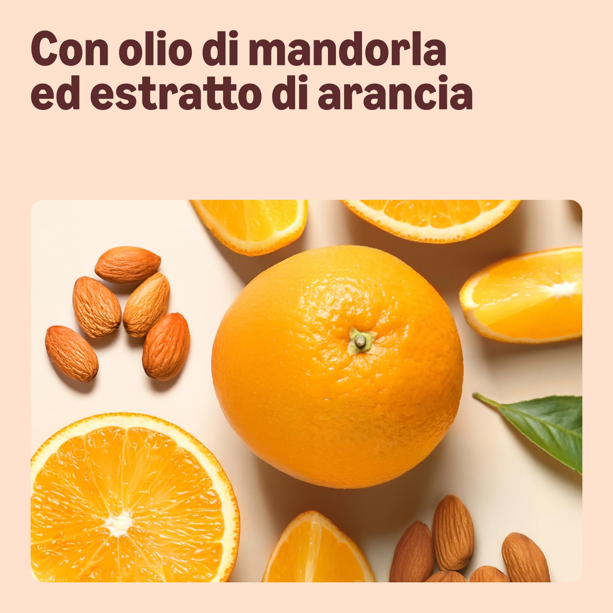 by Amazon Ricarica Gel Doccia mandorla arancia 2 x 1 L