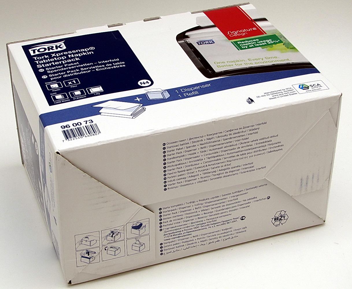 Tork Xpressnap 960073 starter pack dispenser tovaglioli grigio