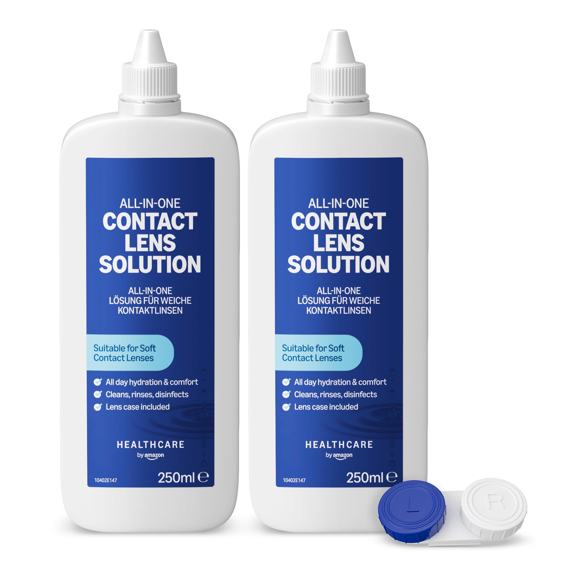Healthcare by Amazon Soluzione Lenti 2x250 ml all-in-one
