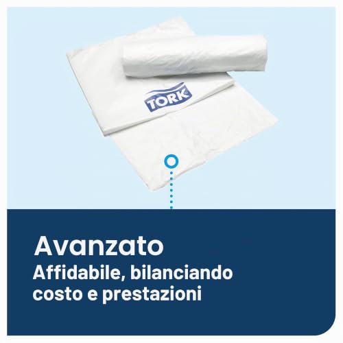Tork cestino rifiuti 20 L bianco da parete