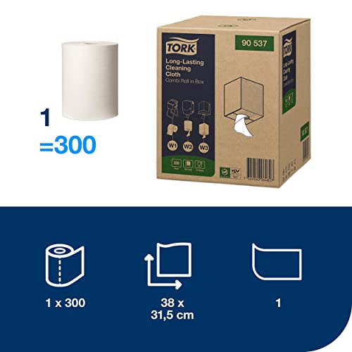 Tork Durable 90537 panni pulizia rotolo 300 strappi resistenti
