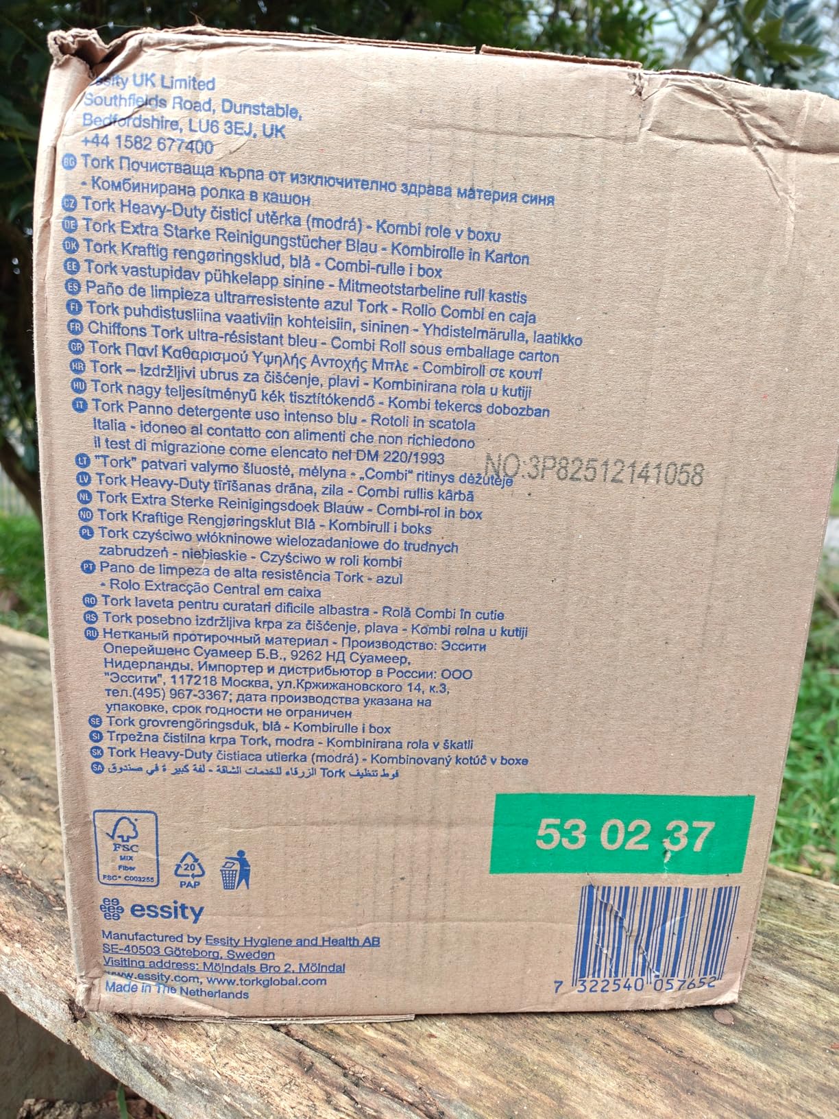 Tork 510104 panno pulizia rotolo 380m monovelo assorbente