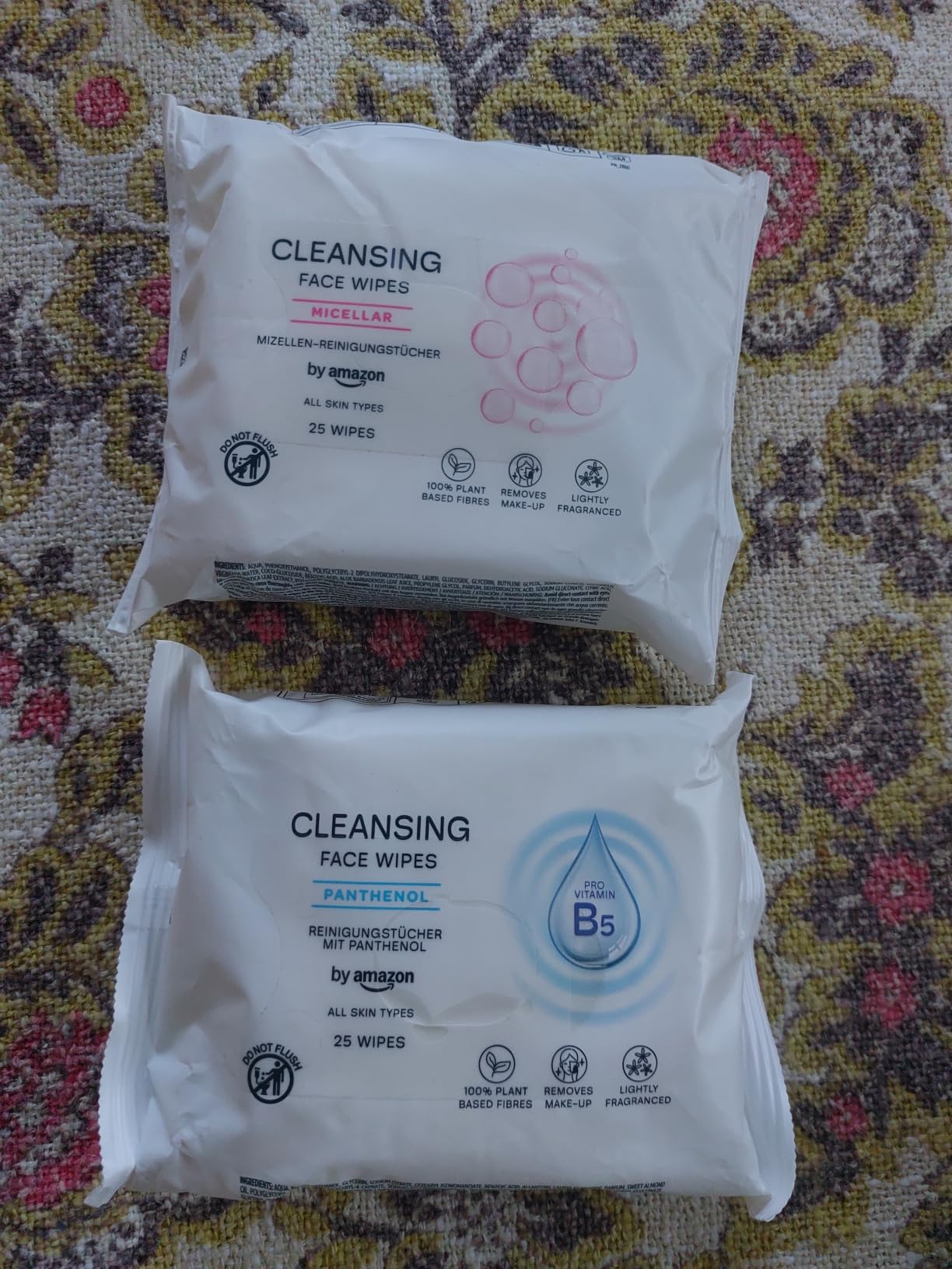 by Amazon Pantenolo Salviette Detergenti Viso 25 Pezzi delicate