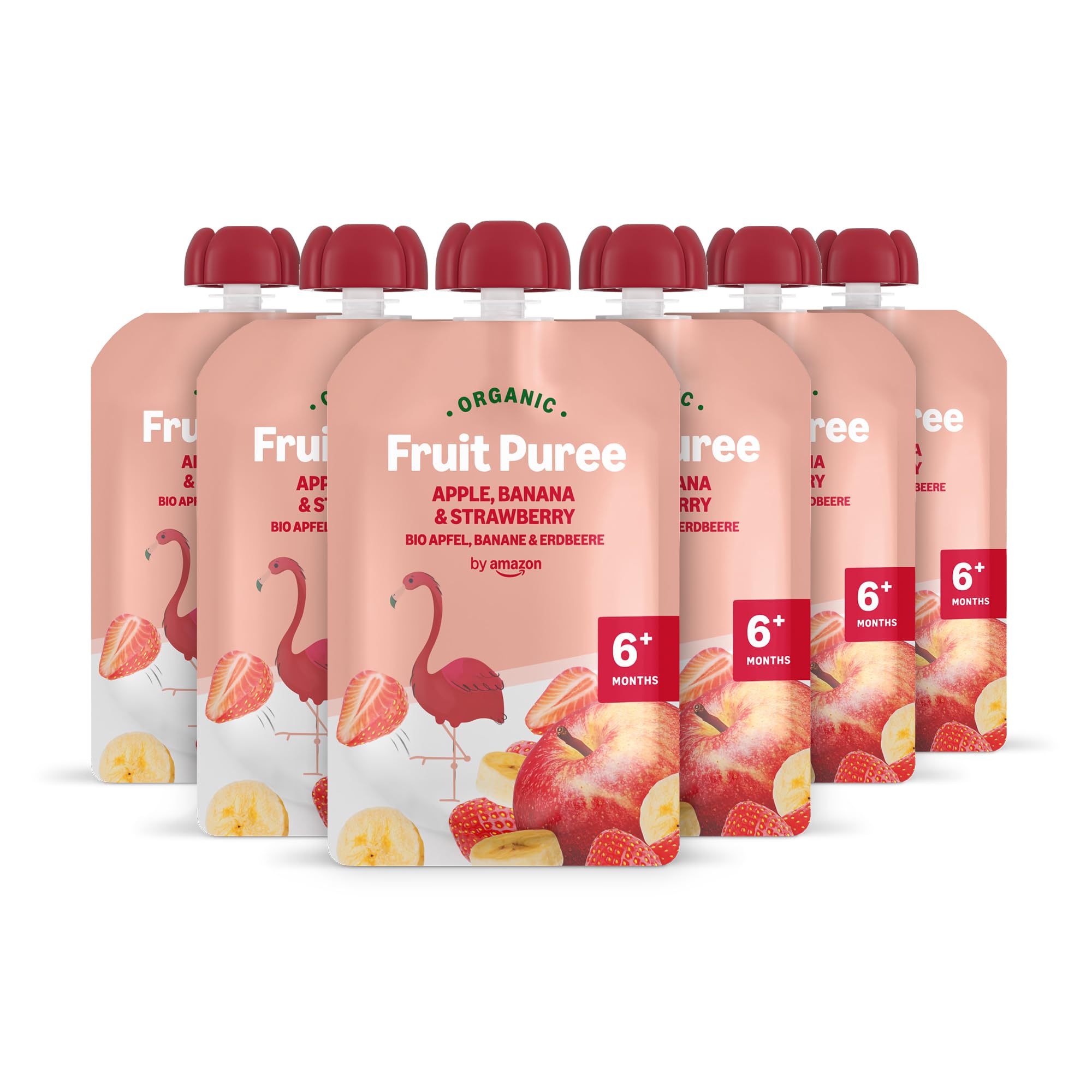 by Amazon purea mela banana fragola bio 6x90g bimbi