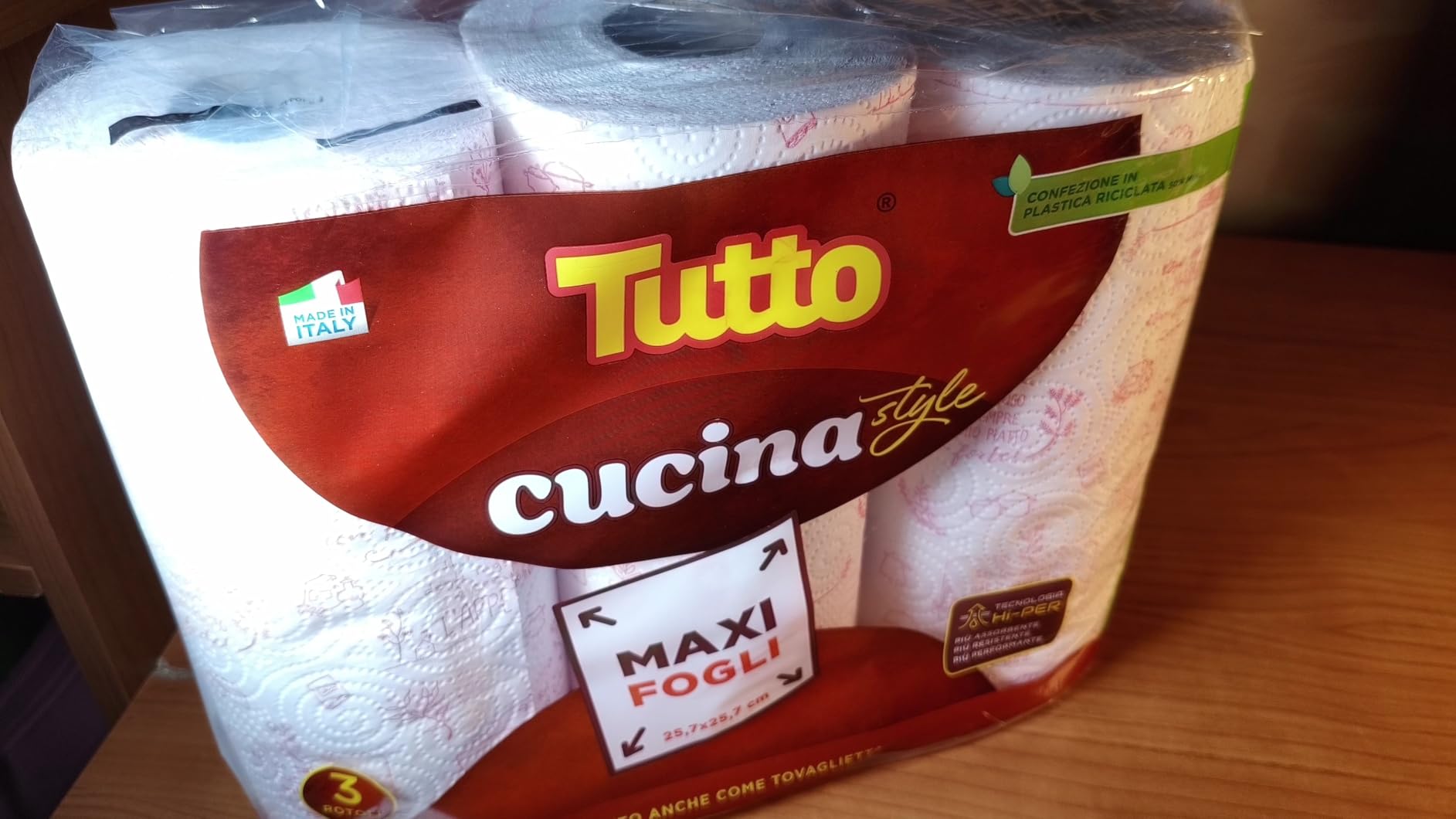 Tutto Cucina Style asciugatutto 18 rotoli maxi fogli assorbente