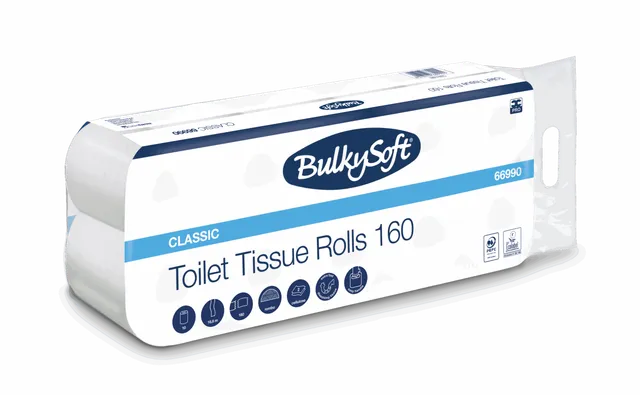 Bulkysoft Classic 160 carta igienica in rotoli