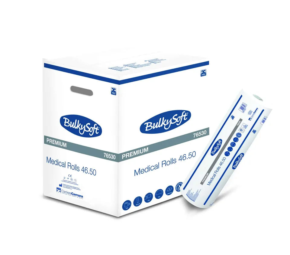 Bulkysoft Premium lenzuolini medici M.46 rotolo