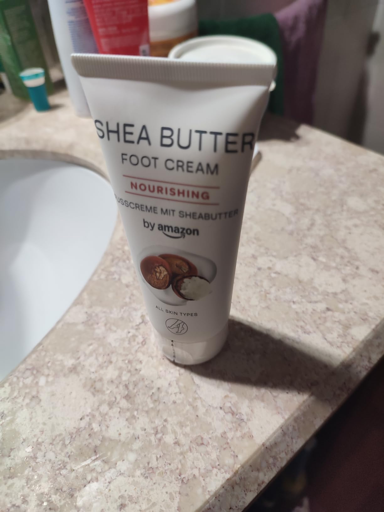 by Amazon Crema Piedi Burro di Karité 2x100 ml idratante