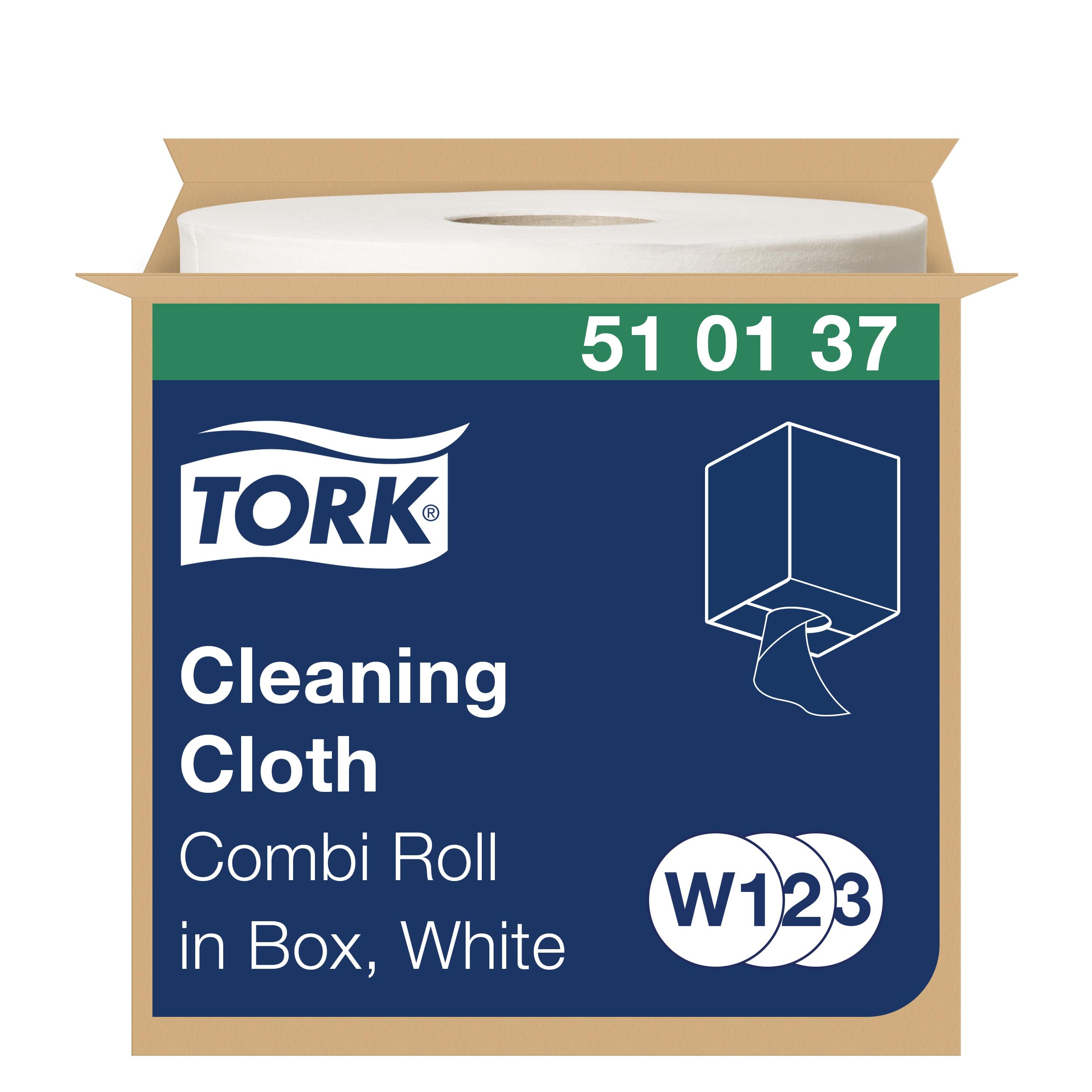 Tork 510 panno carta bianco 152m rotolo singolo