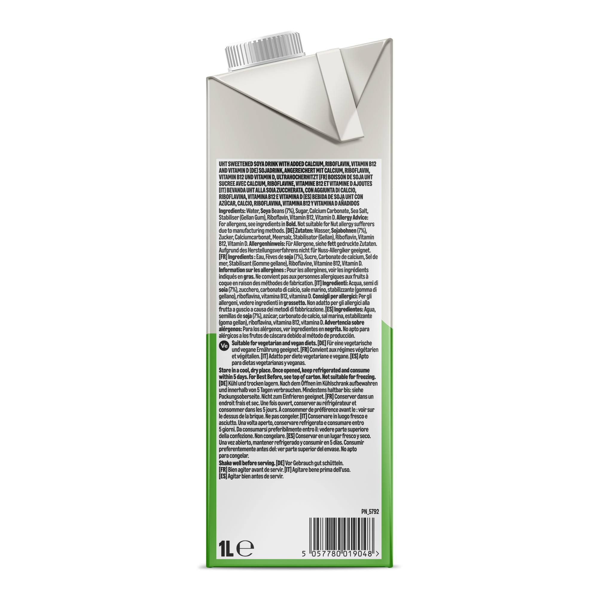 by Amazon Bevanda Soia Zuccherata 6 x 1 L con Calcio