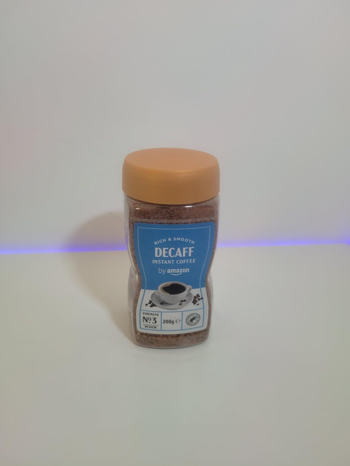 by Amazon Gold Caffè Solubile Decaffeinato 200 g Intensità 3