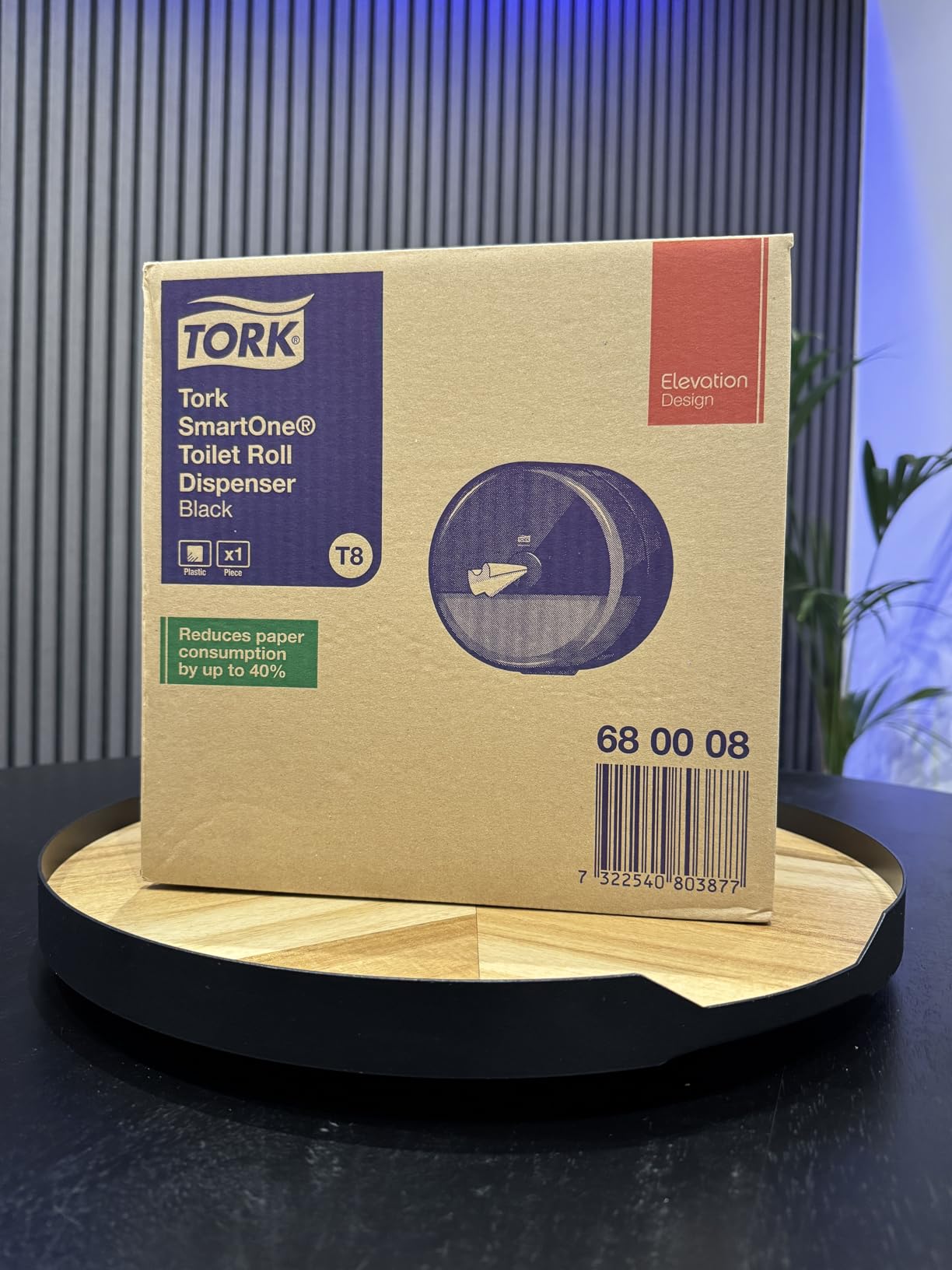 Tork SmartOne 680008 dispenser carta igienica nero T8