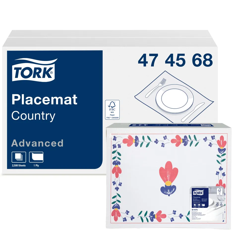 Tork Advanced 474568 tovagliette Country 2500 pz monovelo