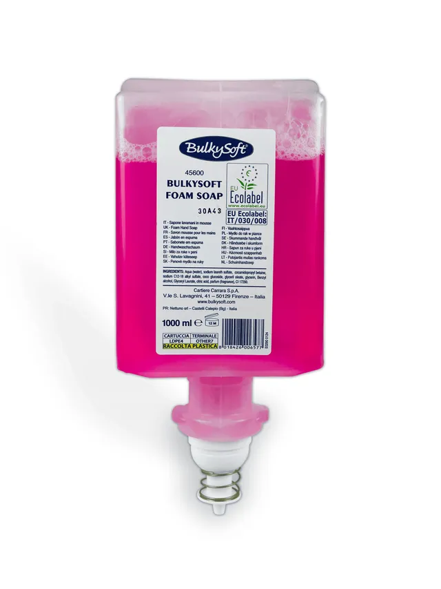 Bulkysoft ricarica sapone schiuma 6x1000 ml