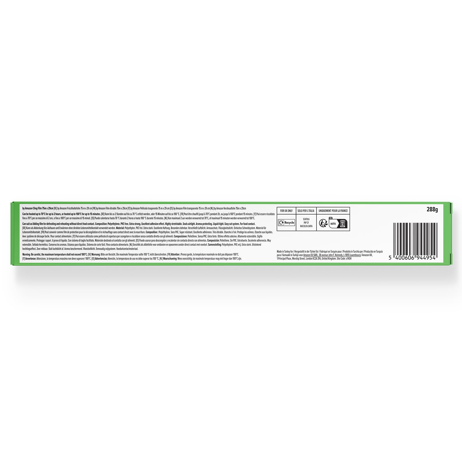 by Amazon Pellicola Trasparente 75m x 29cm senza PVC