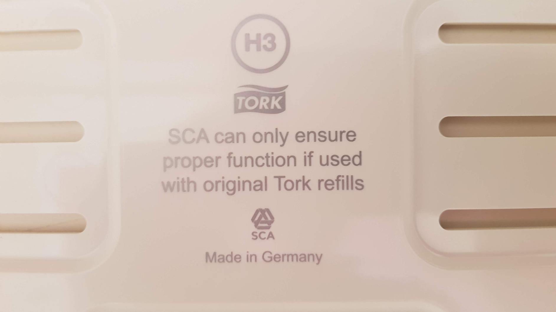 Tork 553100 Elevation Dispenser Mini V/C Bianco H3