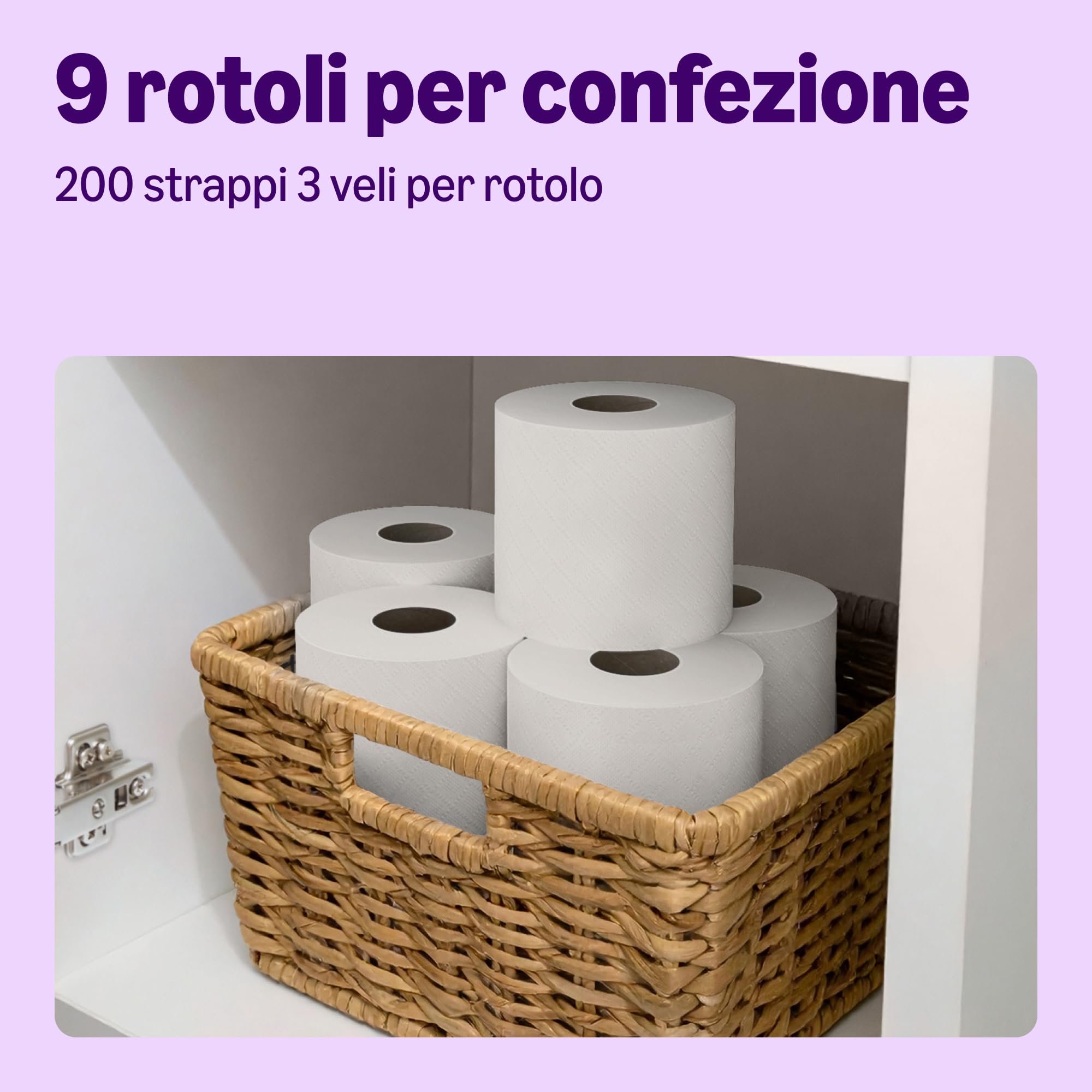 by Amazon carta igienica 3 veli 36 rotoli da 200 fogli
