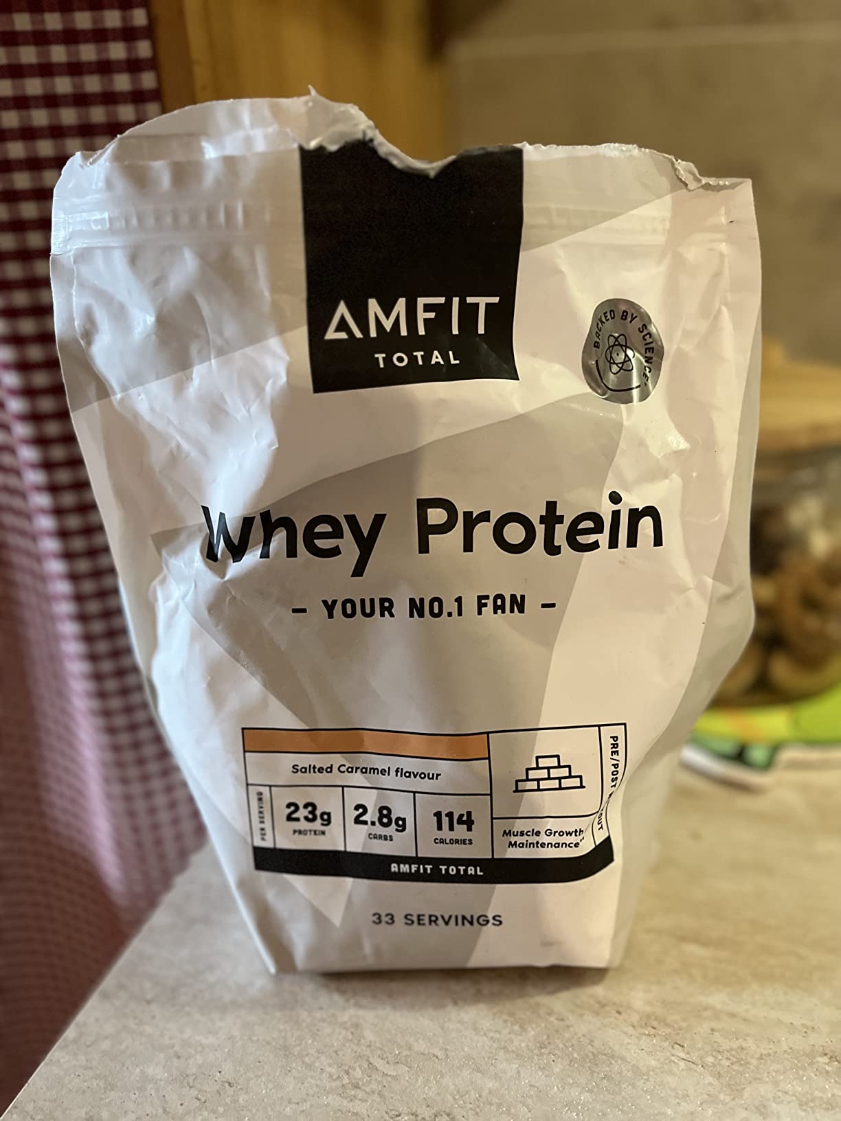 by Amazon Nutrition Siero Latte Proteine 2x1kg Caramello Salato