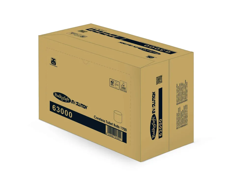 Bulkysoft Evsolution 1500 carta igienica senza anima