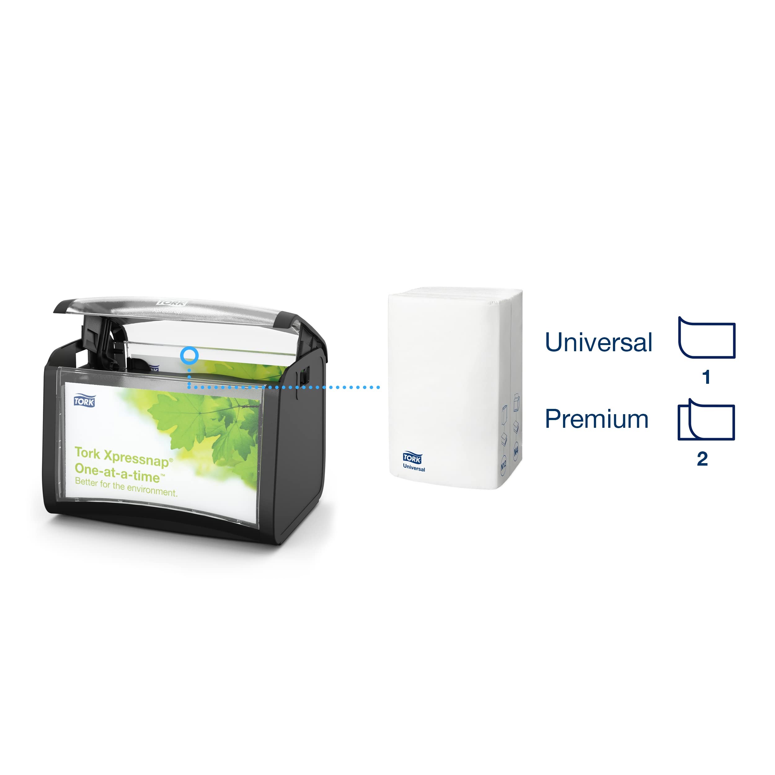 Tork Xpressnap 960073 starter pack dispenser tovaglioli grigio