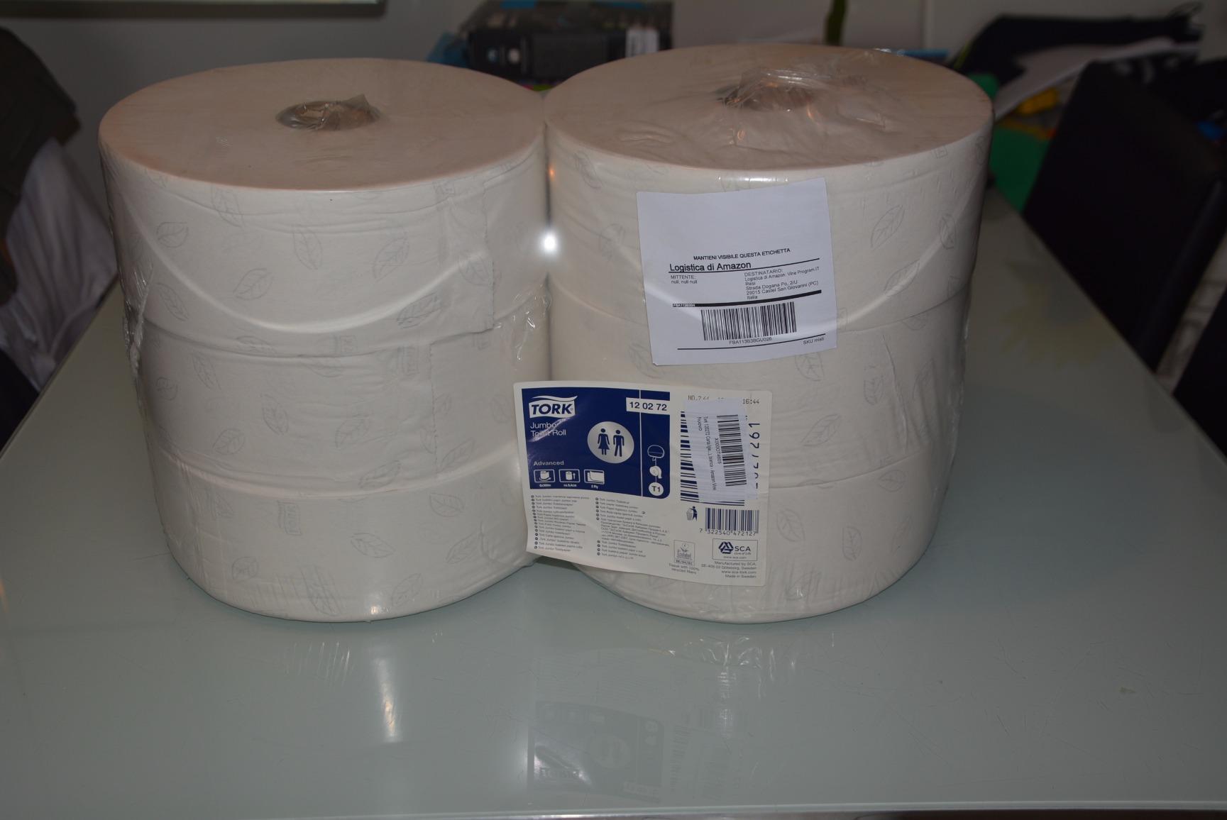 Tork 110273 Carta Igienica Jumbo 2 Veli 6 Rotoli 360 m