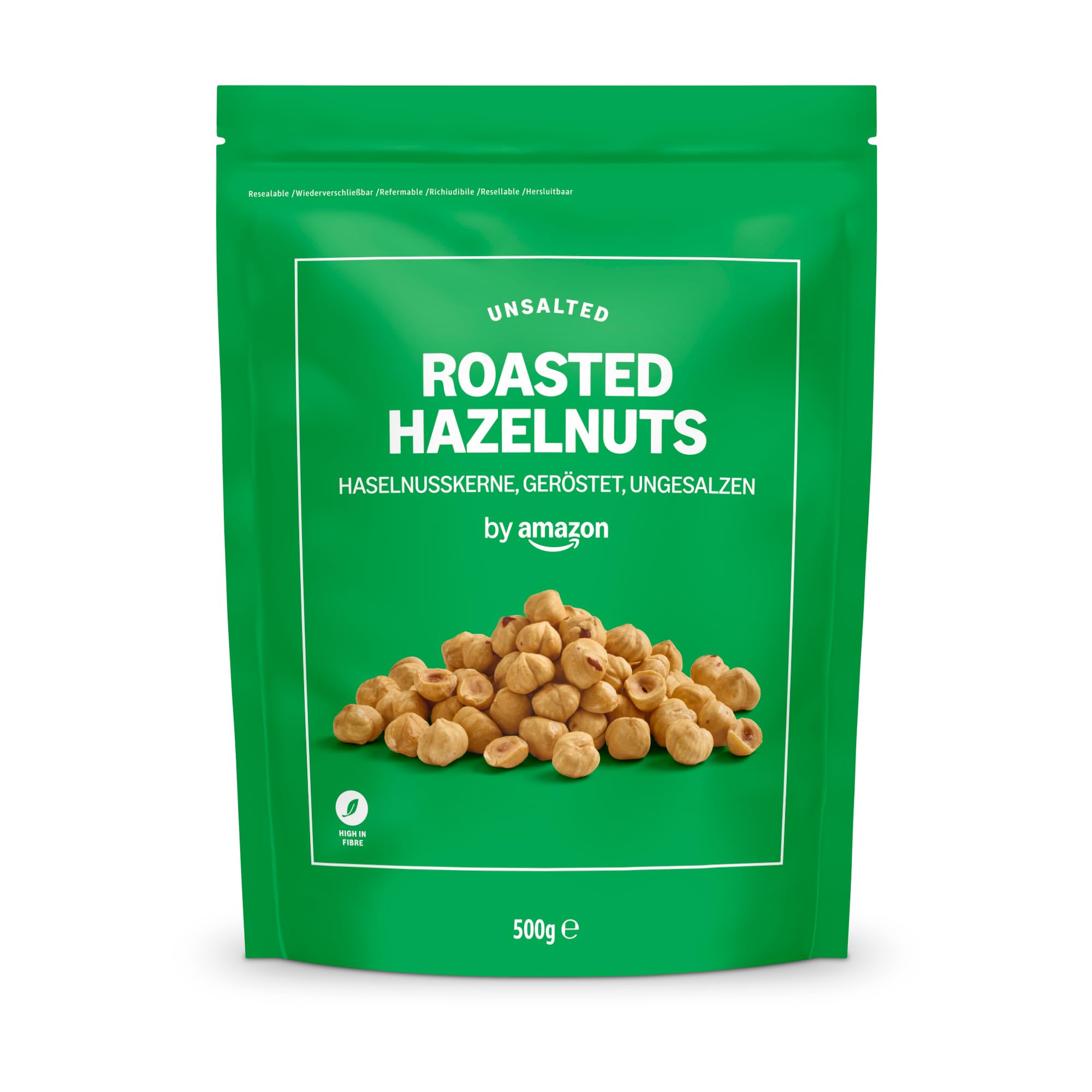 by Amazon Nocciole Tostate Non Salate 200g Ricche di Fibre