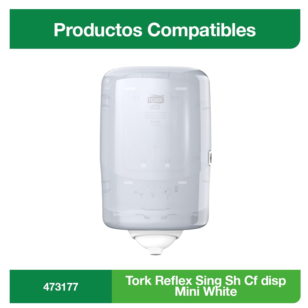 Tork Reflex 473246 carta asciugatura 12x120 m bianco