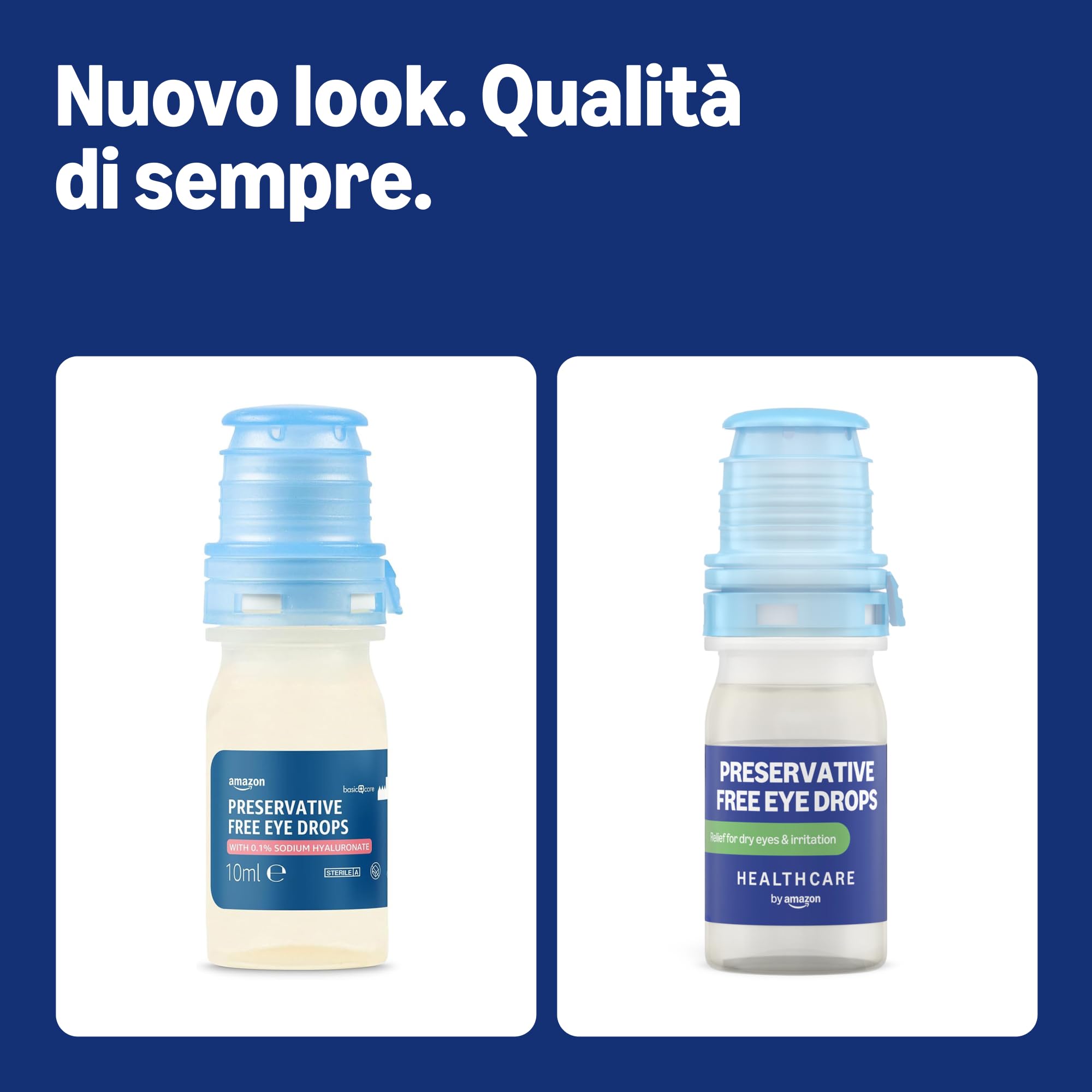 Healthcare by Amazon collirio senza conservanti 10 ml occhi secchi