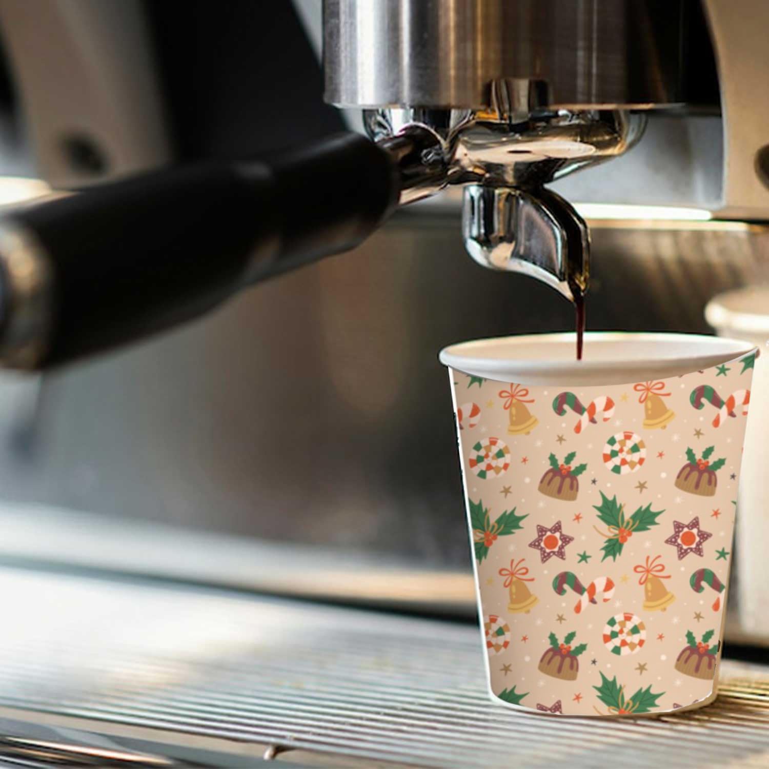 Akitaink bicchieri caffè carta 75 ml 1000 pz invernali