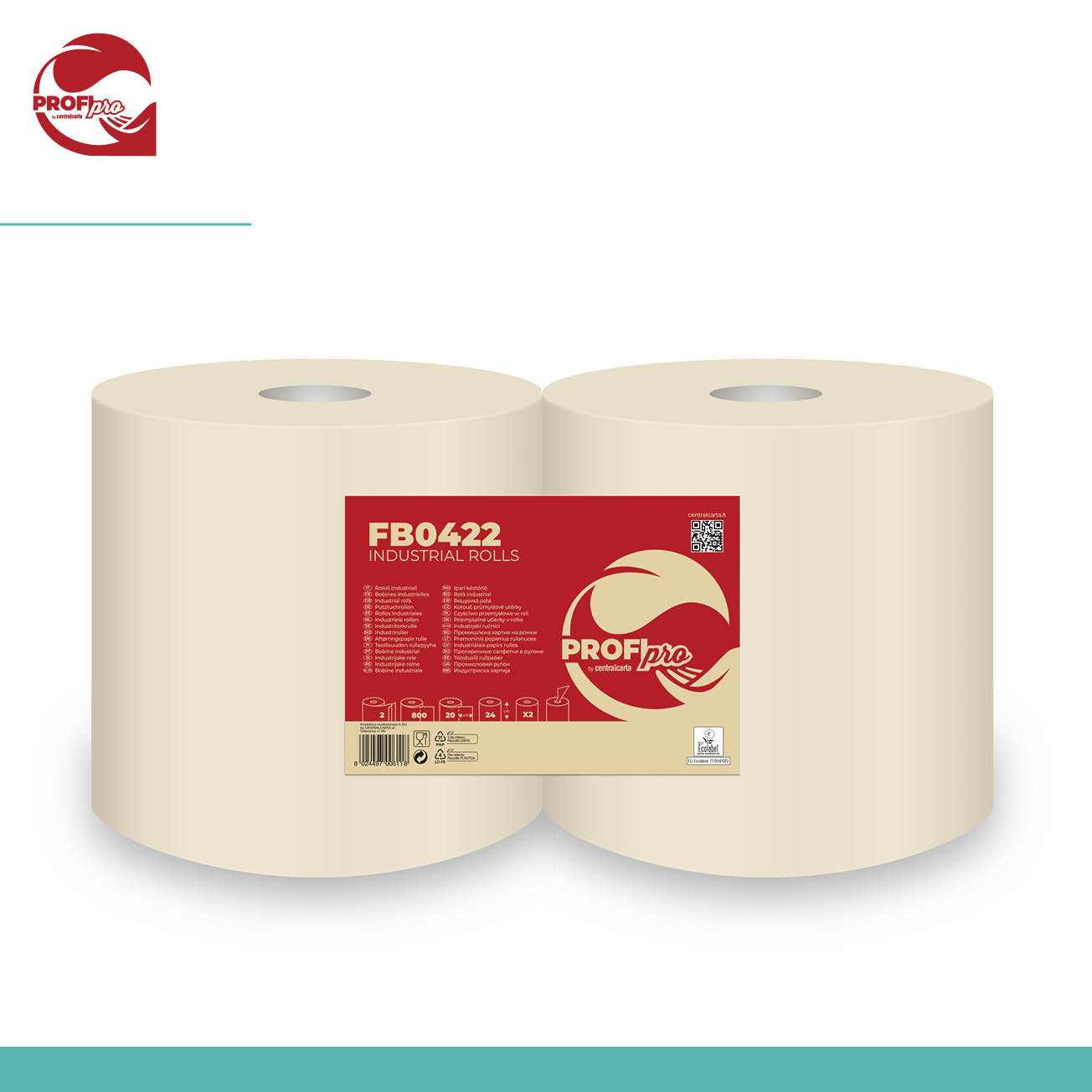Centralcarta Profipro 800 bobina industriale