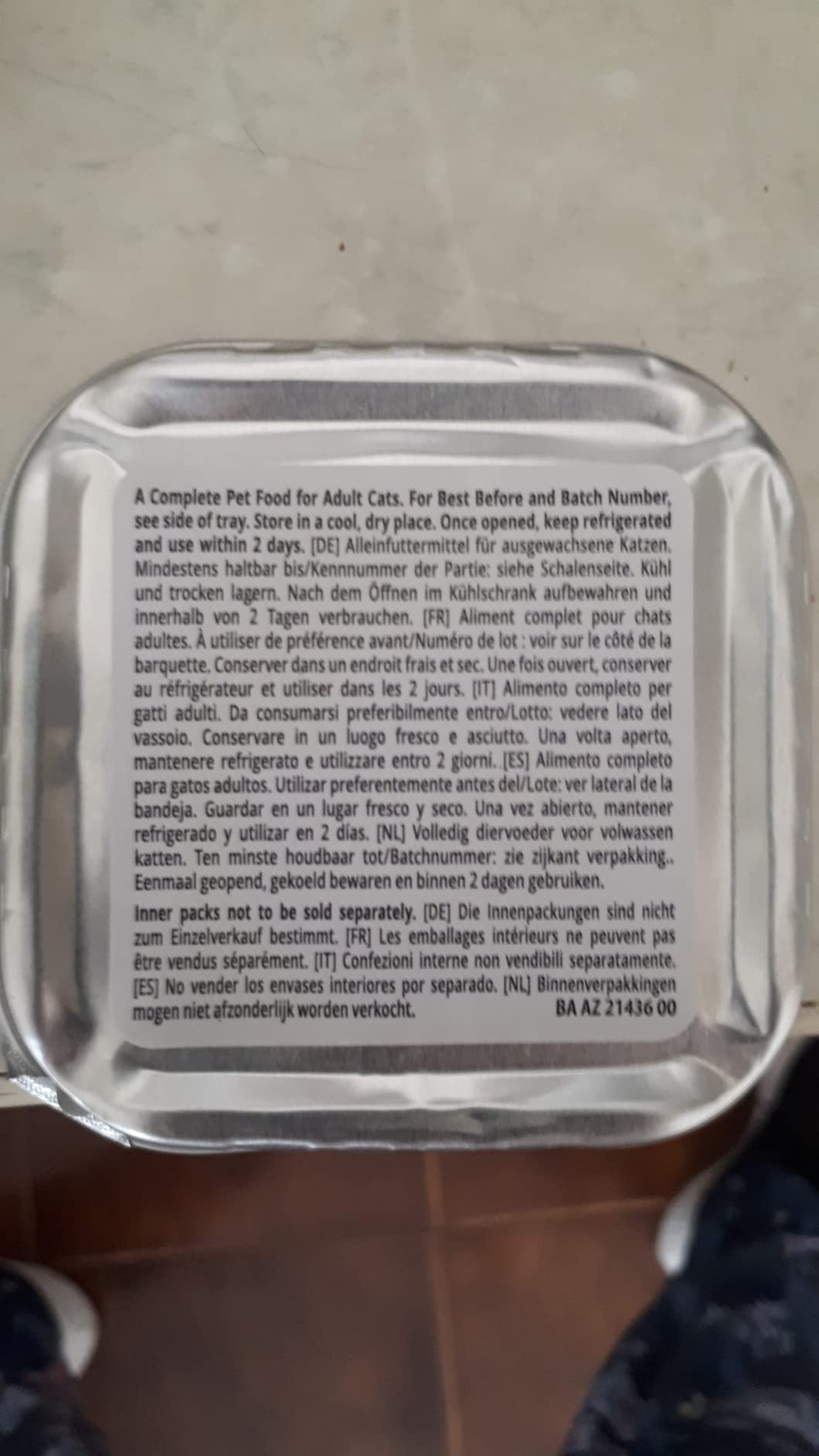 by Amazon Paté di Selvaggina Cibo per Gatti 100 g x16