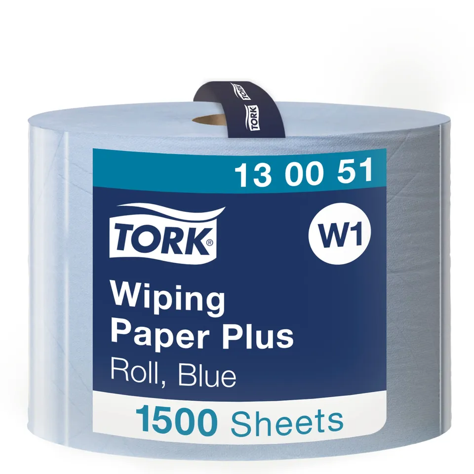 Tork Plus 130051 rotolo carta asciugatura 2 veli blu 510 m