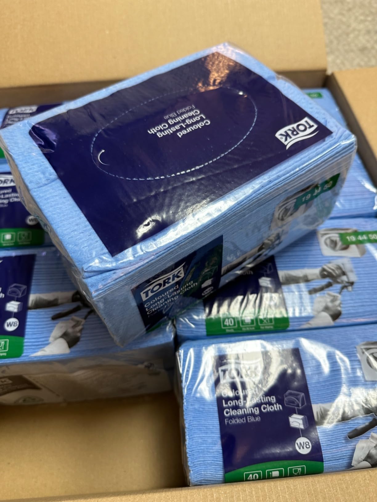 Tork W8 194450 panni pulizia blu 8x40 pezzi 320 totali