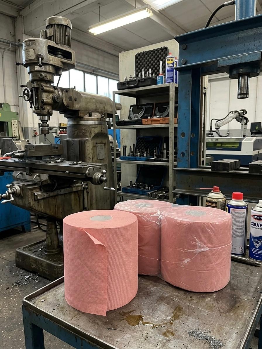 Zpaper Camoscio bobina industriale 2 veli 2 rotoli carta riciclata