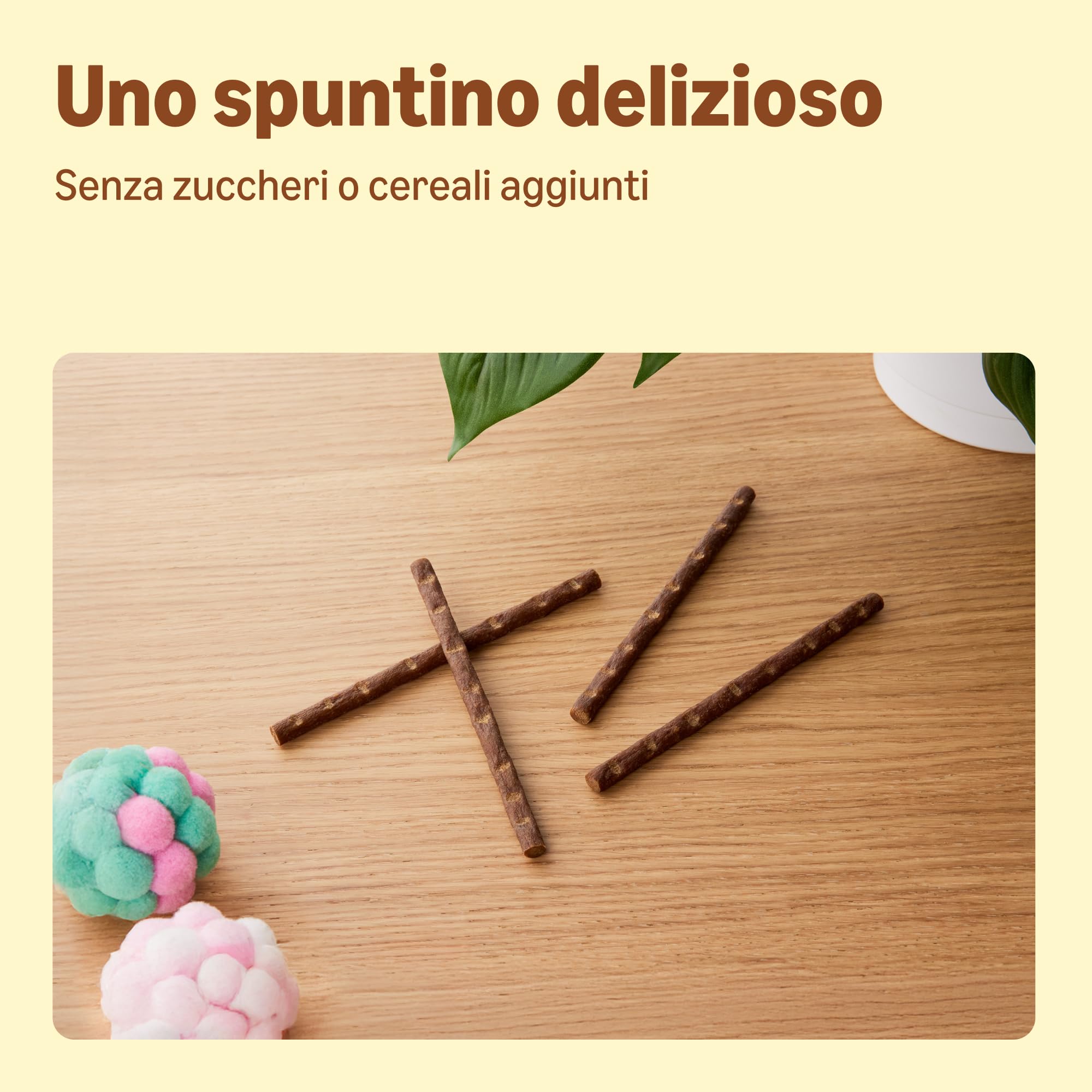 by Amazon Bastoncini Gatti pollo fegato snack 50 g senza cereali