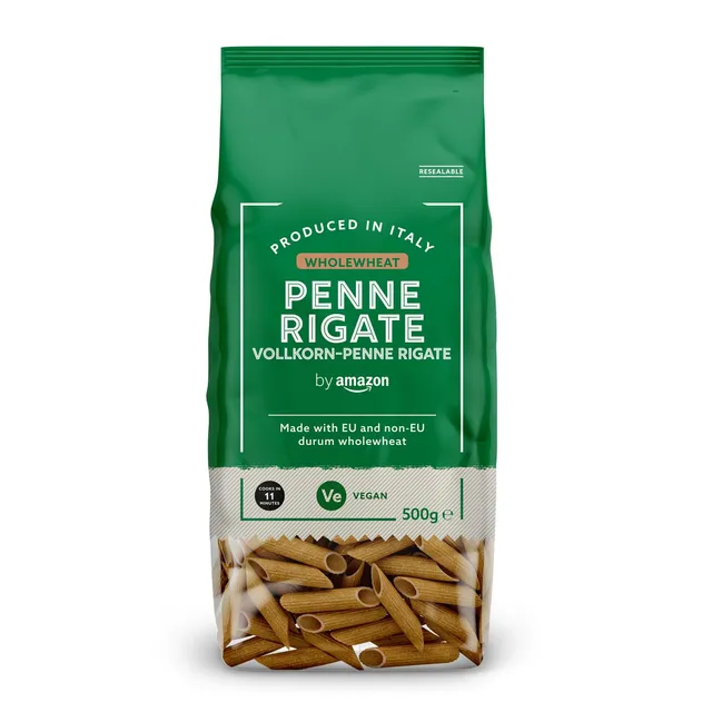 by Amazon Penne Rigate Integrali pasta 500g grano duro