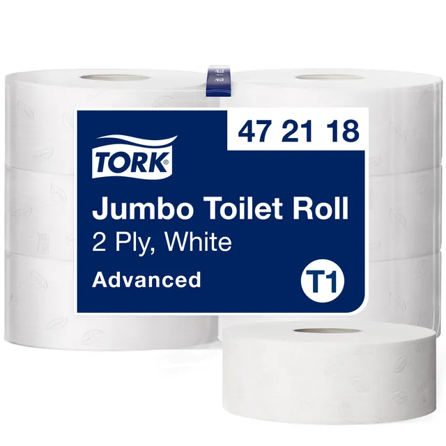 Tork Advanced 472118 carta igienica jumbo 6 rotoli 380 m 2 veli