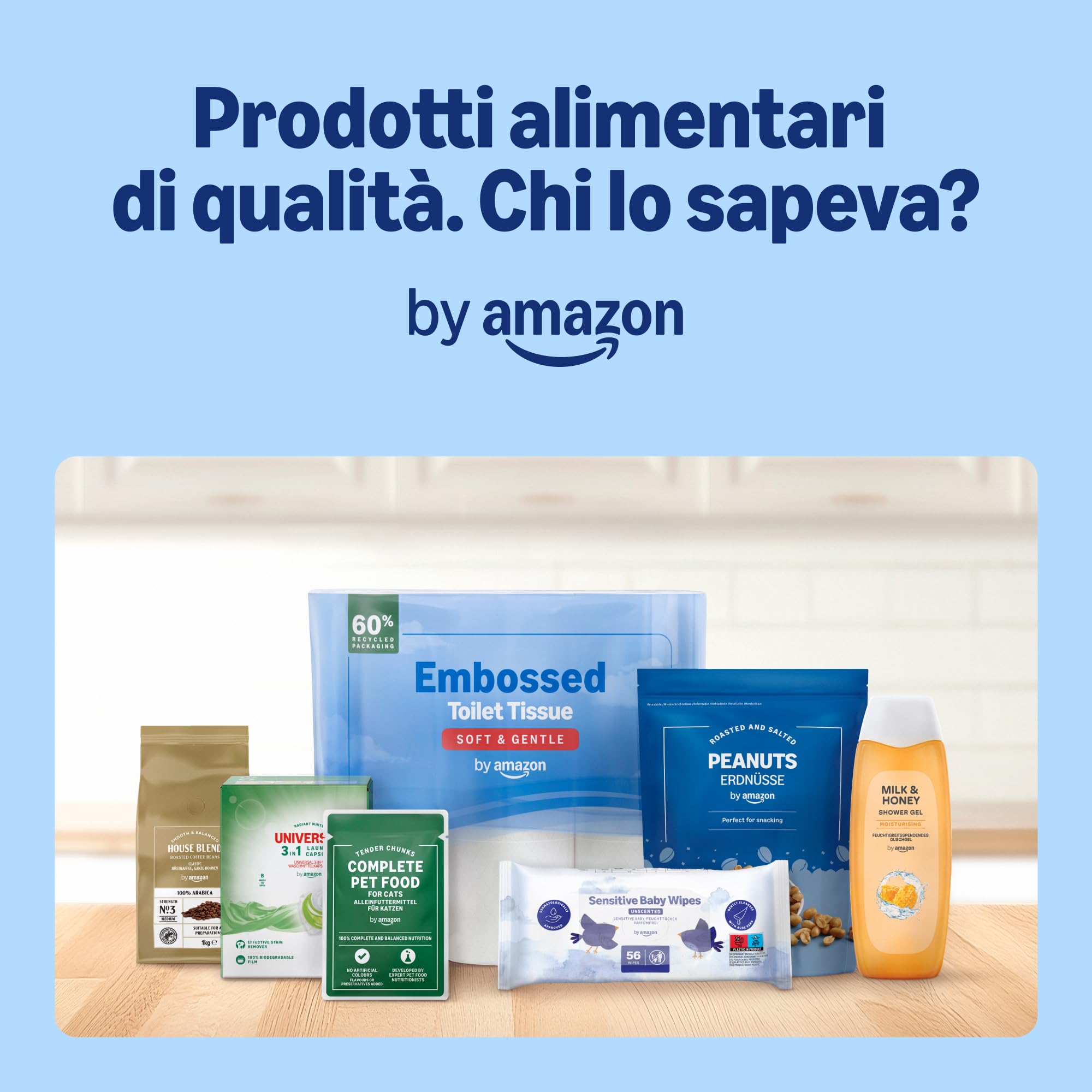 Healthcare by Amazon salviette lenti 180 pezzi monodose